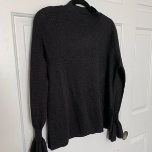 H&M Sheen Black Sweater
